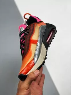 3M X Nike Air Max 2090 Orange Pink Metallic Silver On Sale -Cheap Jordan Shop 3M x Nike Air Max 2090 Orange Pink Metallic Silver On Sale 4 1