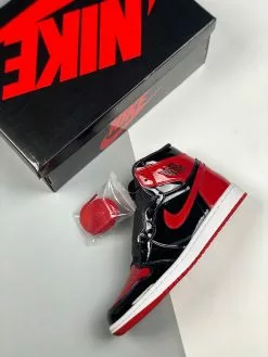 Air Jordan 1 High OG “Bred Patent” Black/White-Varsity Red For Sale -Cheap Jordan Shop Air Jordan 1 High OG Bred Patent Black White Varsity Red 2