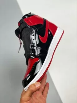 Air Jordan 1 High OG “Bred Patent” Black/White-Varsity Red For Sale -Cheap Jordan Shop Air Jordan 1 High OG Bred Patent Black White Varsity Red 4