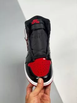 Air Jordan 1 High OG “Bred Patent” Black/White-Varsity Red For Sale -Cheap Jordan Shop Air Jordan 1 High OG Bred Patent Black White Varsity Red 5