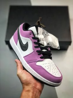 Cheap Jordan Shop 6 Air Jordan 1 Low “Fuchsia” White Purple CK3022-503 For Sale
