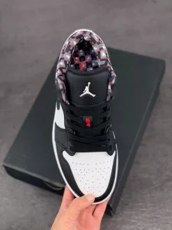 Air Jordan 1 Low “Quai 54” Black White DM0095-106 For Sale -Cheap Jordan Shop Air Jordan 1 Low Quai 54 Black White DM0095 106 For Sale 4 1