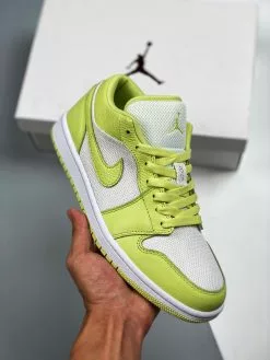 Air Jordan 1 Low Summit White/Limelight DH9619-103 For Sale