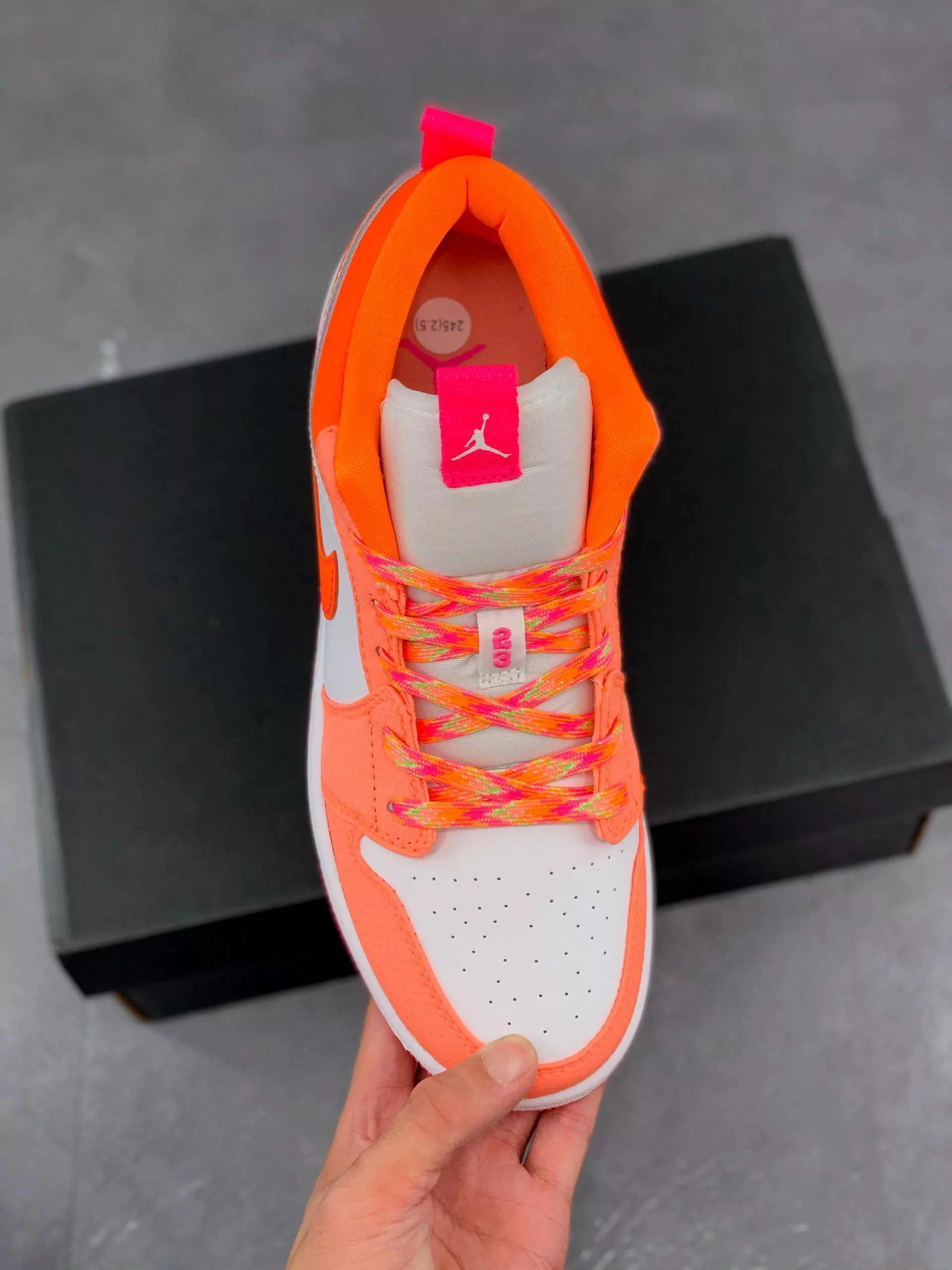 Air Jordan 1 Low Utility GS Pink White For Sale 5 Air Jordan 1 Low Utility GS Pink White For Sale - Image 3