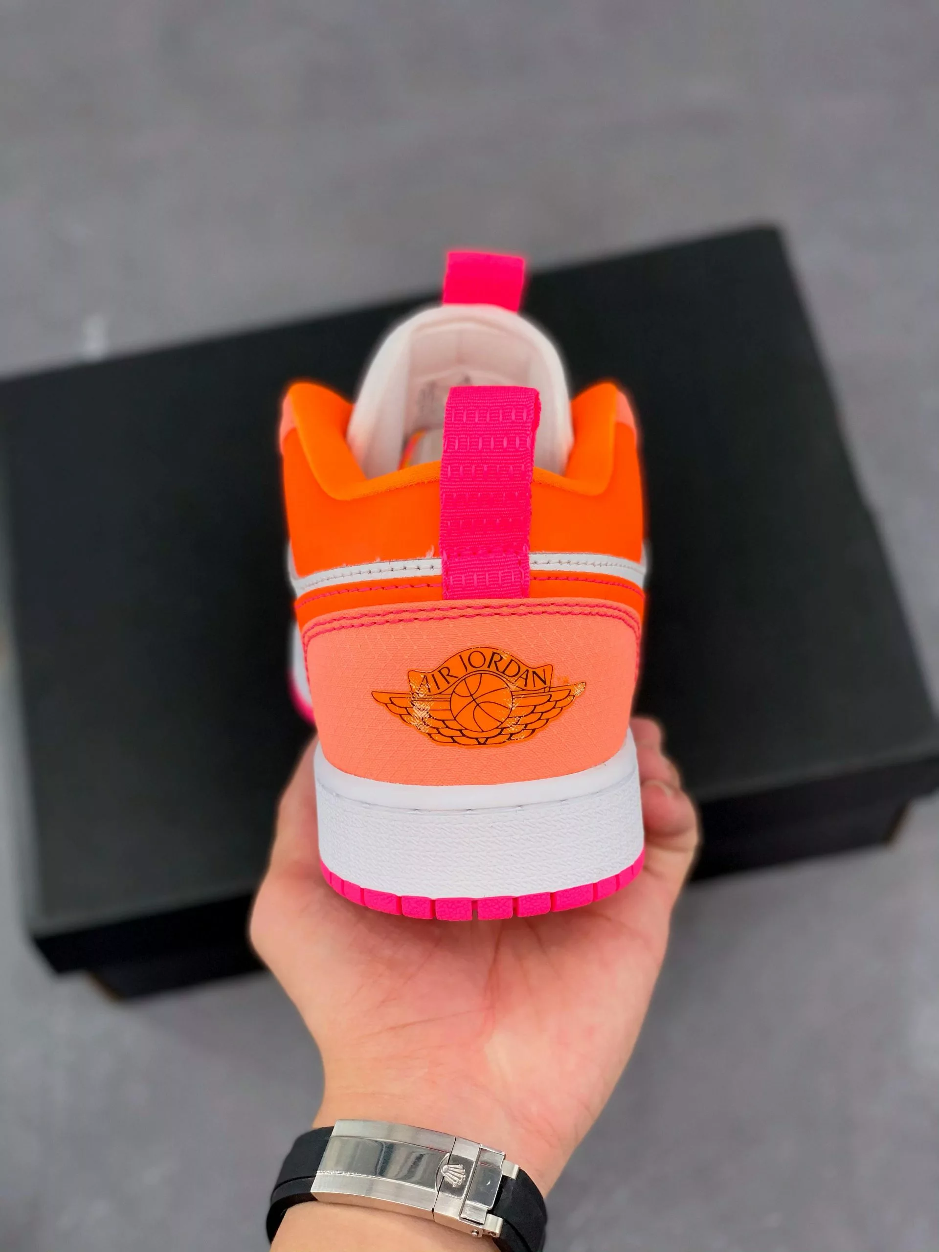 Air Jordan 1 Low Utility GS Pink White For Sale 11 Air Jordan 1 Low Utility GS Pink White For Sale - Image 9