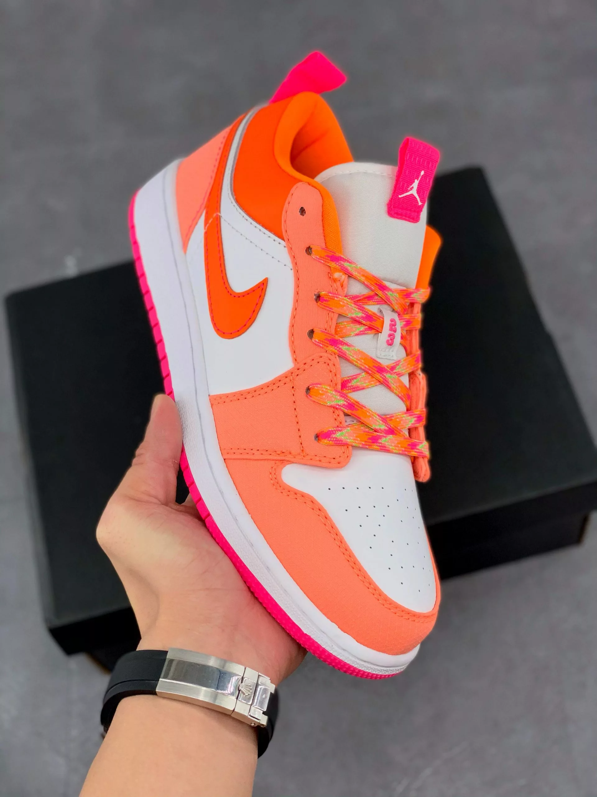 Air Jordan 1 Low Utility GS Pink White For Sale 3 Air Jordan 1 Low Utility GS Pink White For Sale
