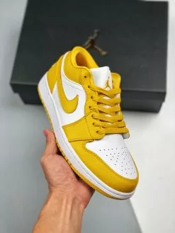 Air Jordan 1 Low White/Pollen 553558-171 For Sale