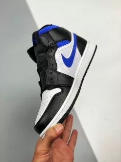 Air Jordan 1 Mid Black White Royal 554724-140 For Sale -Cheap Jordan Shop Air Jordan 1 Mid Black White Royal 554724 140 For Sale 4 1
