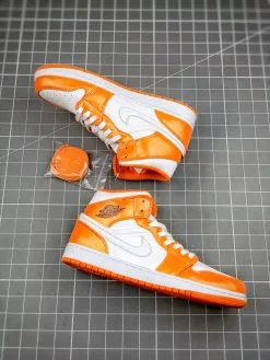 Air Jordan 1 Mid “Electro Orange“ DM3531-800 For Sale -Cheap Jordan Shop Air Jordan 1 Mid Electro Orange DM3531 800 For Sale 3