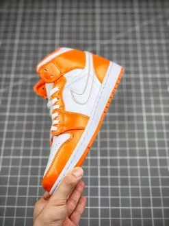Air Jordan 1 Mid “Electro Orange“ DM3531-800 For Sale -Cheap Jordan Shop Air Jordan 1 Mid Electro Orange DM3531 800 For Sale 4