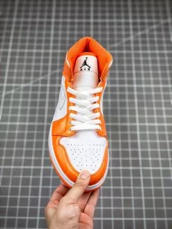 Air Jordan 1 Mid “Electro Orange“ DM3531-800 For Sale -Cheap Jordan Shop Air Jordan 1 Mid Electro Orange DM3531 800 For Sale 5