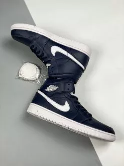 Air Jordan 1 Mid Obsidian/White-White 554724-402 For Sale -Cheap Jordan Shop Air Jordan 1 Mid Obsidian White White 554724 402 For Sale 3 1