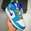 Air Jordan 1 Mid White Blue Neon Green DA8010-400 For Sale 2 Air Jordan 1 Mid White Blue Neon Green DA8010-400 For Sale -Cheap Jordan Shop Air Jordan 1 Mid White Blue Neon Green DA8010 400 For Sale 9
