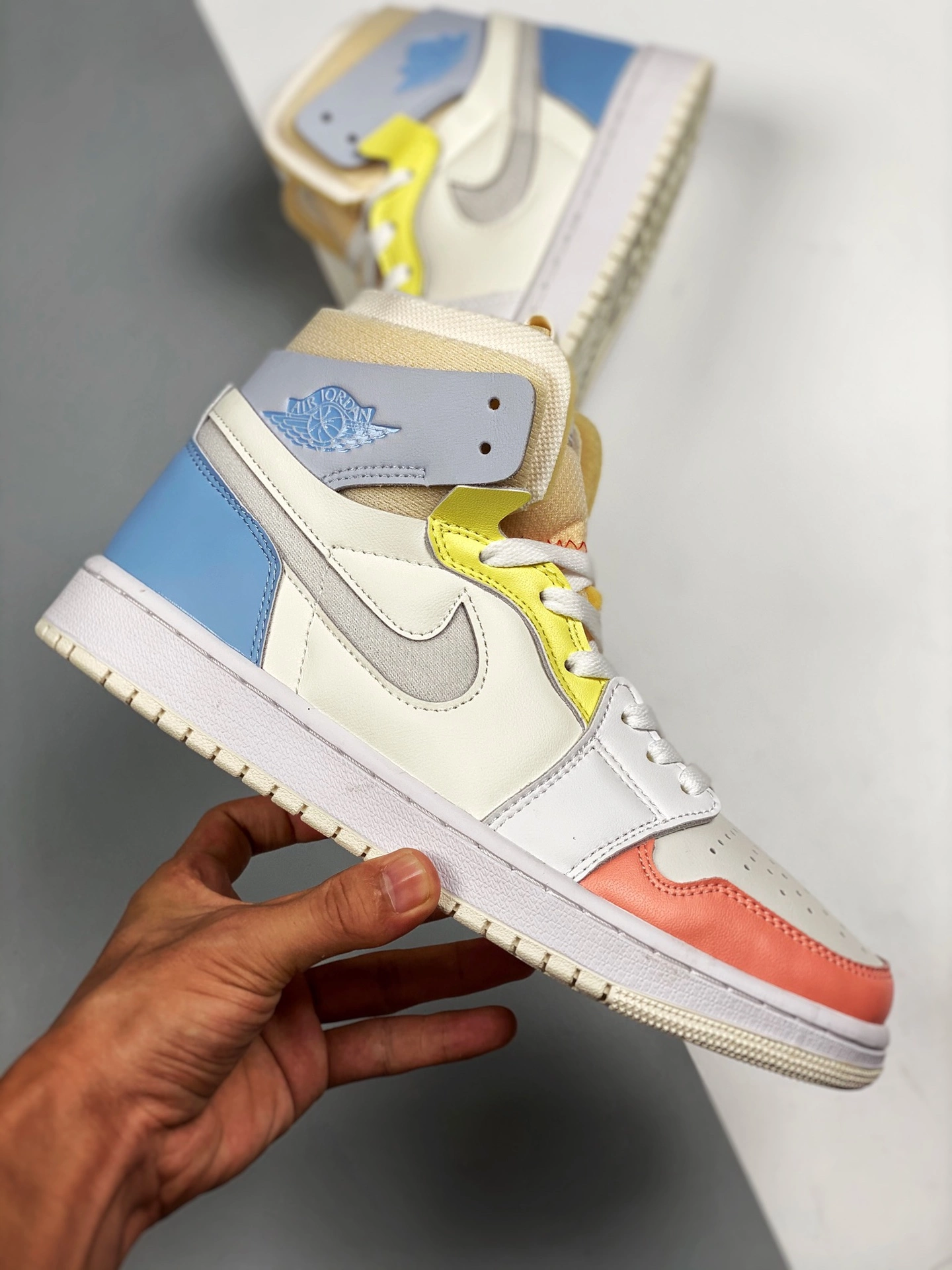 Air Jordan 1 Zoom CMFT “To My First Coach” Sail/White-Zitron For Sale 4 Air Jordan 1 Zoom CMFT “To My First Coach” Sail/White-Zitron For Sale - Image 2