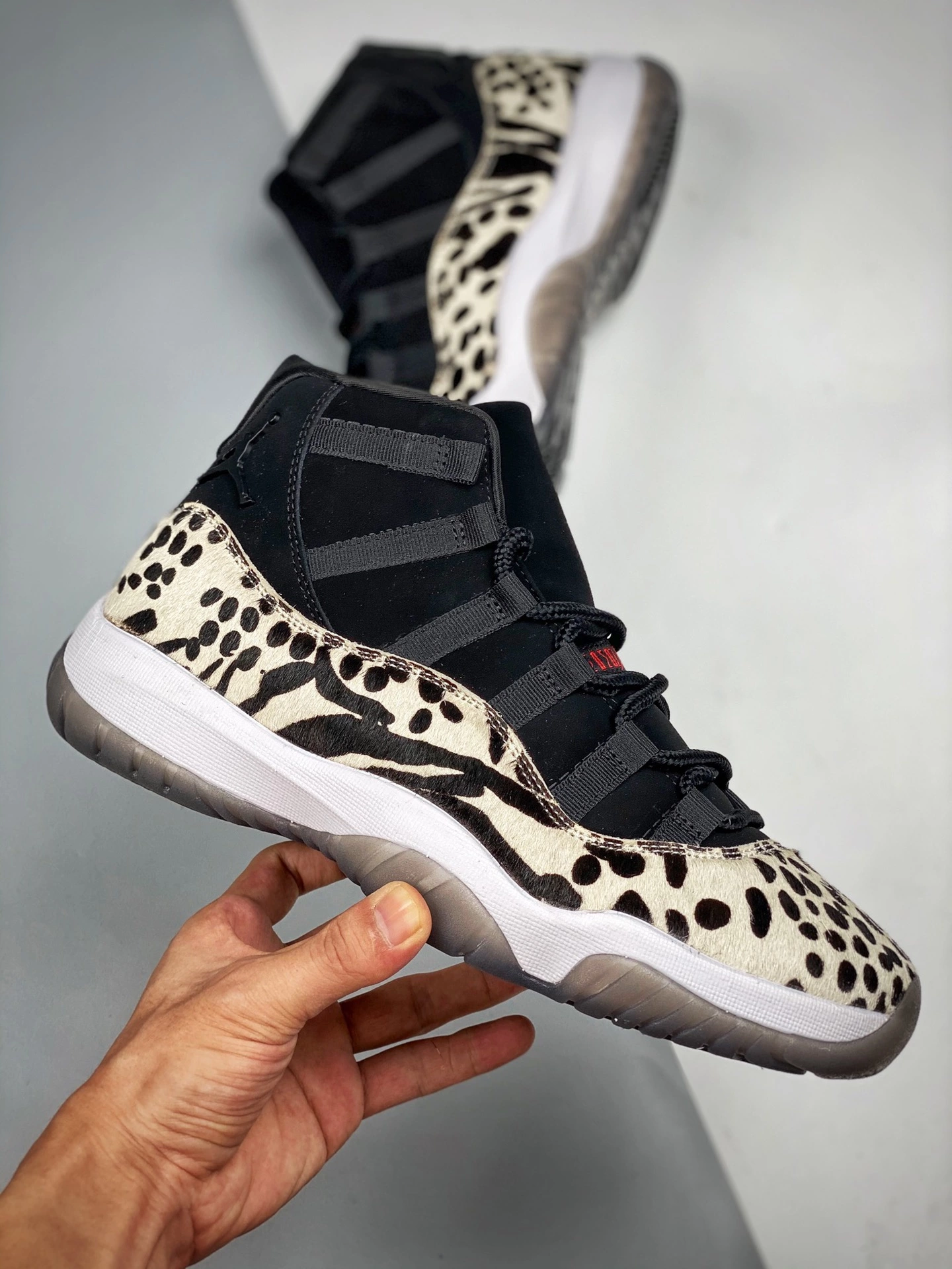 Air Jordan 11 “Animal Instinct” Black/Red-Sail-White For Sale 3 Air Jordan 11 “Animal Instinct” Black/Red-Sail-White For Sale - Image 2