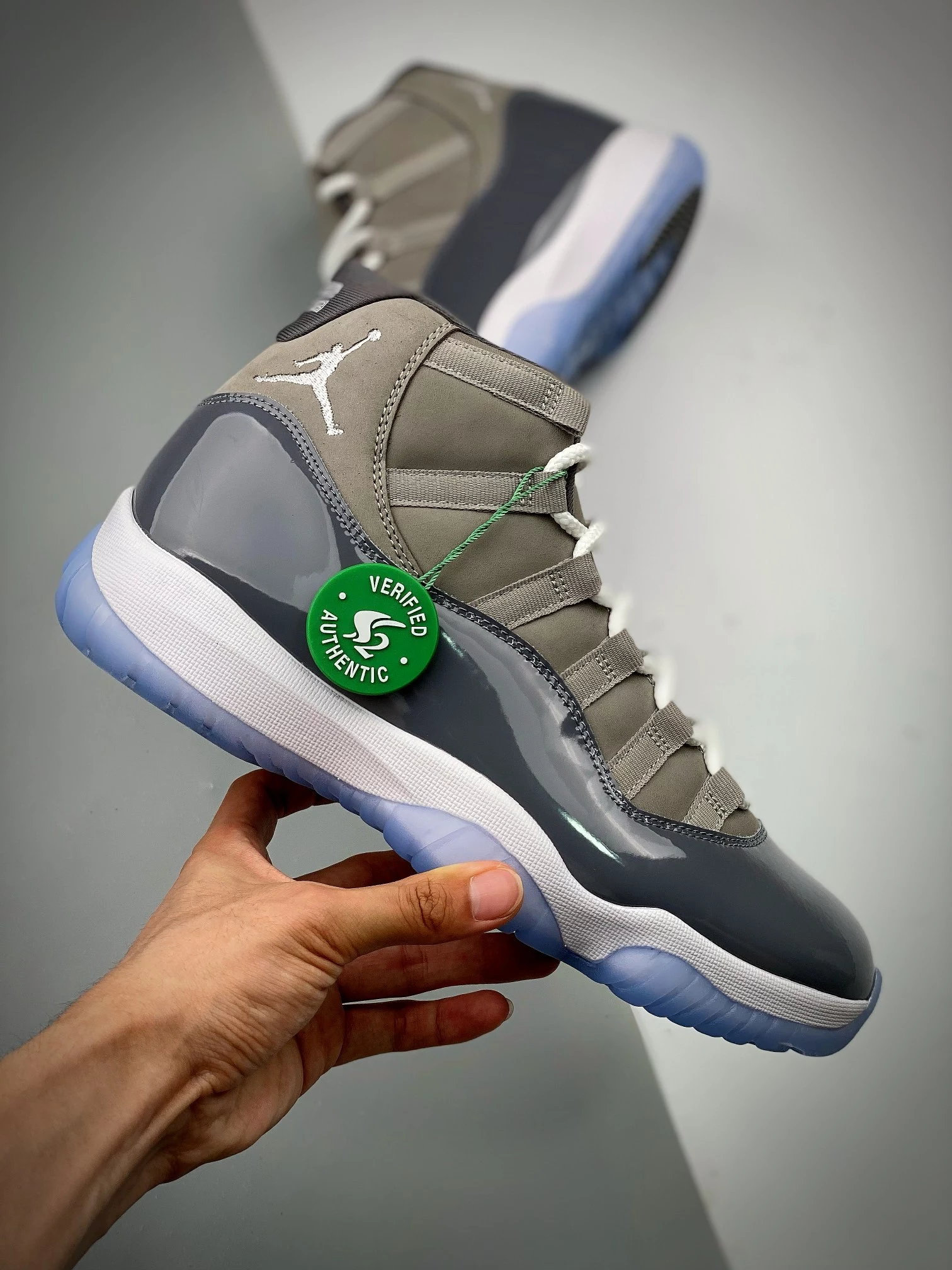 Air Jordan 11 “Cool Grey 2021” Medium Grey/White-Cool Grey CT8012-005 For Sale 3 Air Jordan 11 “Cool Grey 2021” Medium Grey/White-Cool Grey CT8012-005 For Sale - Image 2