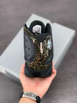 Air Jordan 13 “Gold Glitter” Black/Metallic Gold On Sale -Cheap Jordan Shop Air Jordan 13 Gold Glitter Black Metallic Gold On Sale 7