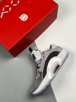 Air Jordan 35 Low “Quai 54” White/Black-University Red On Sale -Cheap Jordan Shop Air Jordan 35 Low Quai 54 White Black University Red 2