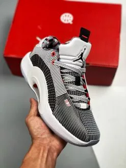 Air Jordan 35 Low “Quai 54” White/Black-University Red On Sale