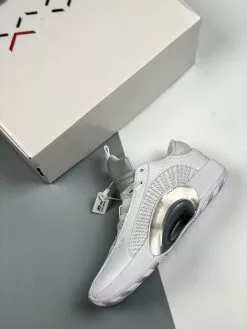 Air Jordan 35 Low White/White-Metallic Silver On Sale -Cheap Jordan Shop Air Jordan 35 Low White White Metallic Silver On Sale 2