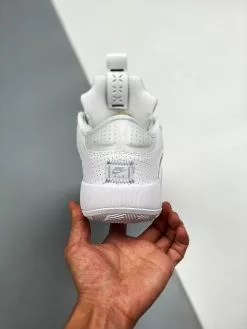 Air Jordan 35 Low White/White-Metallic Silver On Sale -Cheap Jordan Shop Air Jordan 35 Low White White Metallic Silver On Sale 7