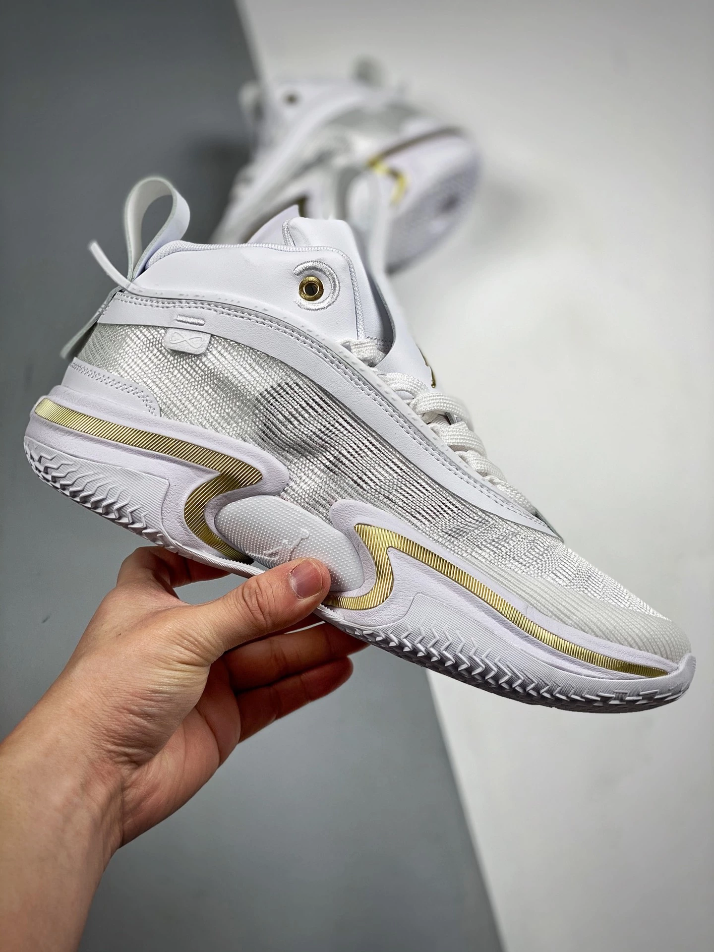 Air Jordan 36 “Glory” White/Black-Metallic Gold DJ4482-100 On Sale 3 Air Jordan 36 “Glory” White/Black-Metallic Gold DJ4482-100 On Sale - Image 2