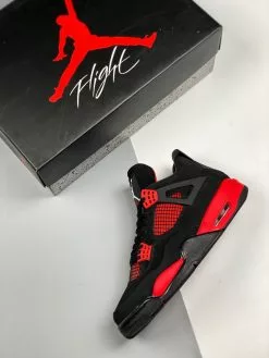 Air Jordan 4 “Red Thunder” Black/White-Red CT8527-016 For Sale -Cheap Jordan Shop Air Jordan 4 Red Thunder Black White Red CT8527 016 2
