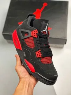 Air Jordan 4 “Red Thunder” Black/White-Red CT8527-016 For Sale