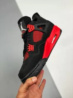 Air Jordan 4 “Red Thunder” Black/White-Red CT8527-016 For Sale -Cheap Jordan Shop Air Jordan 4 Red Thunder Black White Red CT8527 016 4