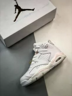 Air Jordan 6 “Gold Hoops” White/Sail/Metallic Gold/Barely Rose For Sale -Cheap Jordan Shop Air Jordan 6 Gold Hoops White Sail Metallic Gold Barely Rose 2