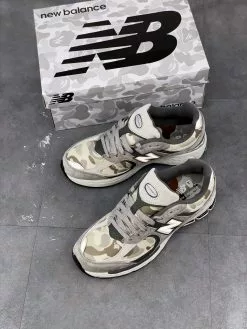 BAPE X New Balance 2002R ‘Apes Together Strong-Grey Camo’ For Sale -Cheap Jordan Shop BAPE x New Balance 2002R Apes Together Strong Grey Camo For Sale 6
