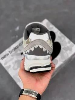 BAPE X New Balance 2002R ‘Apes Together Strong-Grey Camo’ For Sale -Cheap Jordan Shop BAPE x New Balance 2002R Apes Together Strong Grey Camo For Sale 7