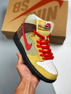 Color Skates X Nike SB Dunk High “Kebab And Destroy” For Sale