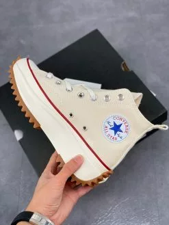 Converse Color Run Star Hike High Top Parchment For Sale -Cheap Jordan Shop Converse Color Run Star Hike High Top Parchment For Sale 3