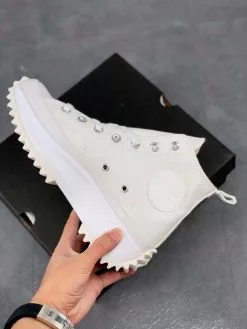 Converse Color Run Star Hike High Top White For Sale -Cheap Jordan Shop Converse Color Run Star Hike High Top White For Sale 4