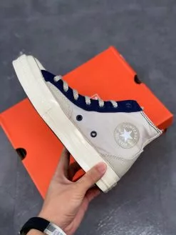 Converse Court Reimagined Chuck 70 Pale Putty/Midnight Navy/Egret For Sale -Cheap Jordan Shop Converse Court Reimagined Chuck 70 Pale Putty Midnight Navy For Sale 2