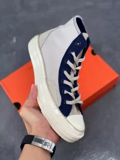 Converse Court Reimagined Chuck 70 Pale Putty/Midnight Navy/Egret For Sale