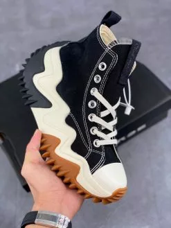 Converse Run Star Motion Black White Gum 171545C For Sale