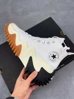 Converse Run Star Motion White/Black/Gum Honey For Sale -Cheap Jordan Shop Converse Run Star Motion White Black Gum Honey For Sale 2