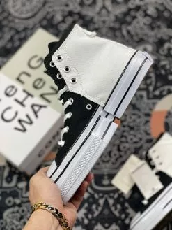 Feng Chen Wang X Converse Chuck 70 High 2-in-1 Ivory Black For Sale -Cheap Jordan Shop Feng Chen Wang x Converse Chuck 70 High 2 in 1 Ivory Black For Sale 4