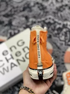 Feng Chen Wang X Converse Chuck 70 High 2-in-1 Orange For Sale -Cheap Jordan Shop Feng Chen Wang x Converse Chuck 70 High 2 in 1 Orange For Sale 6