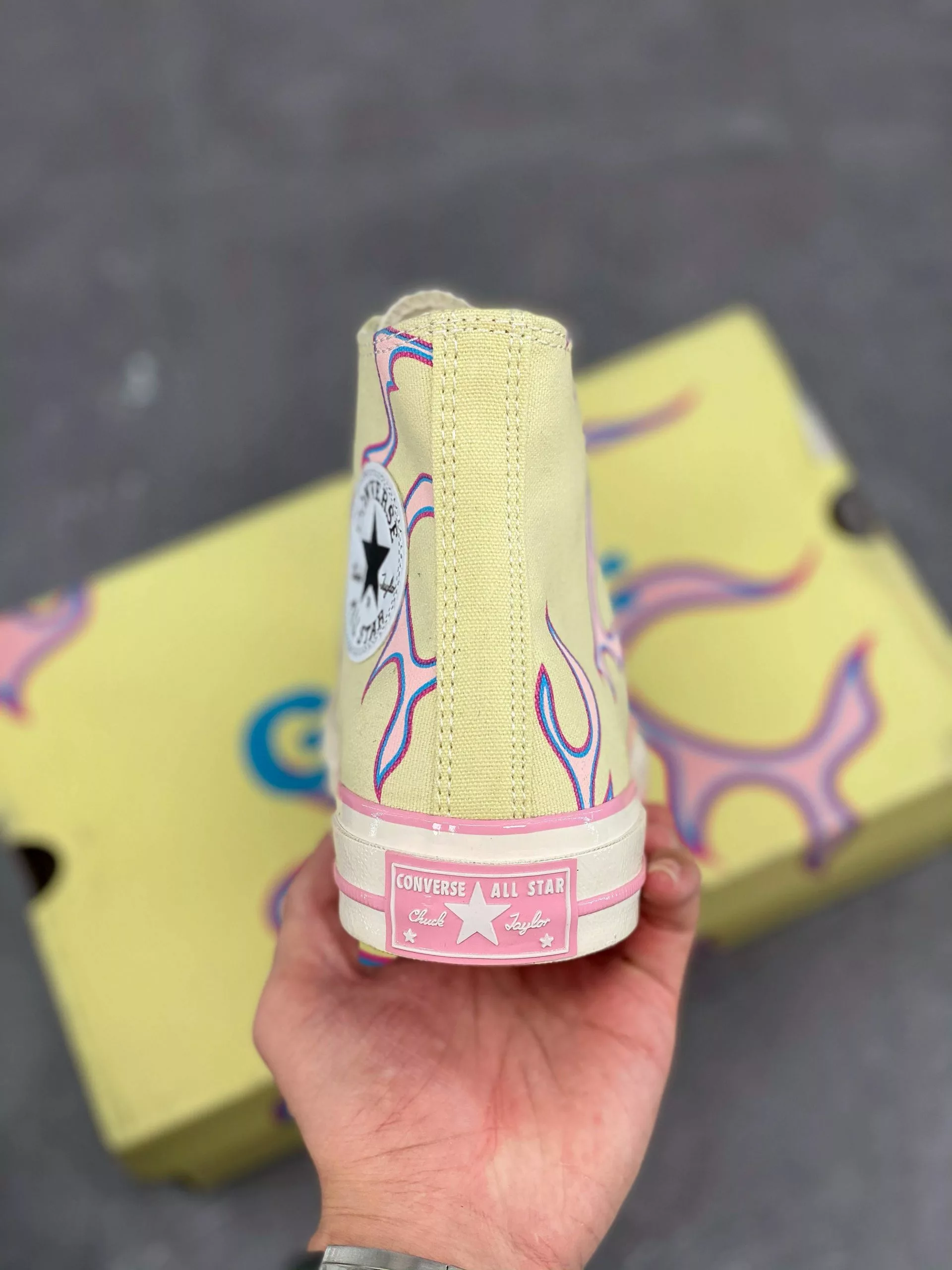 Golf Le Fleur X Converse Chuck 70 Yellow Flame 172398C For Sale 9 Golf Le Fleur X Converse Chuck 70 Yellow Flame 172398C For Sale - Image 7