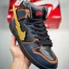Gundam X Nike SB Dunk High Thunder Blue/Metallic Gold For Sale