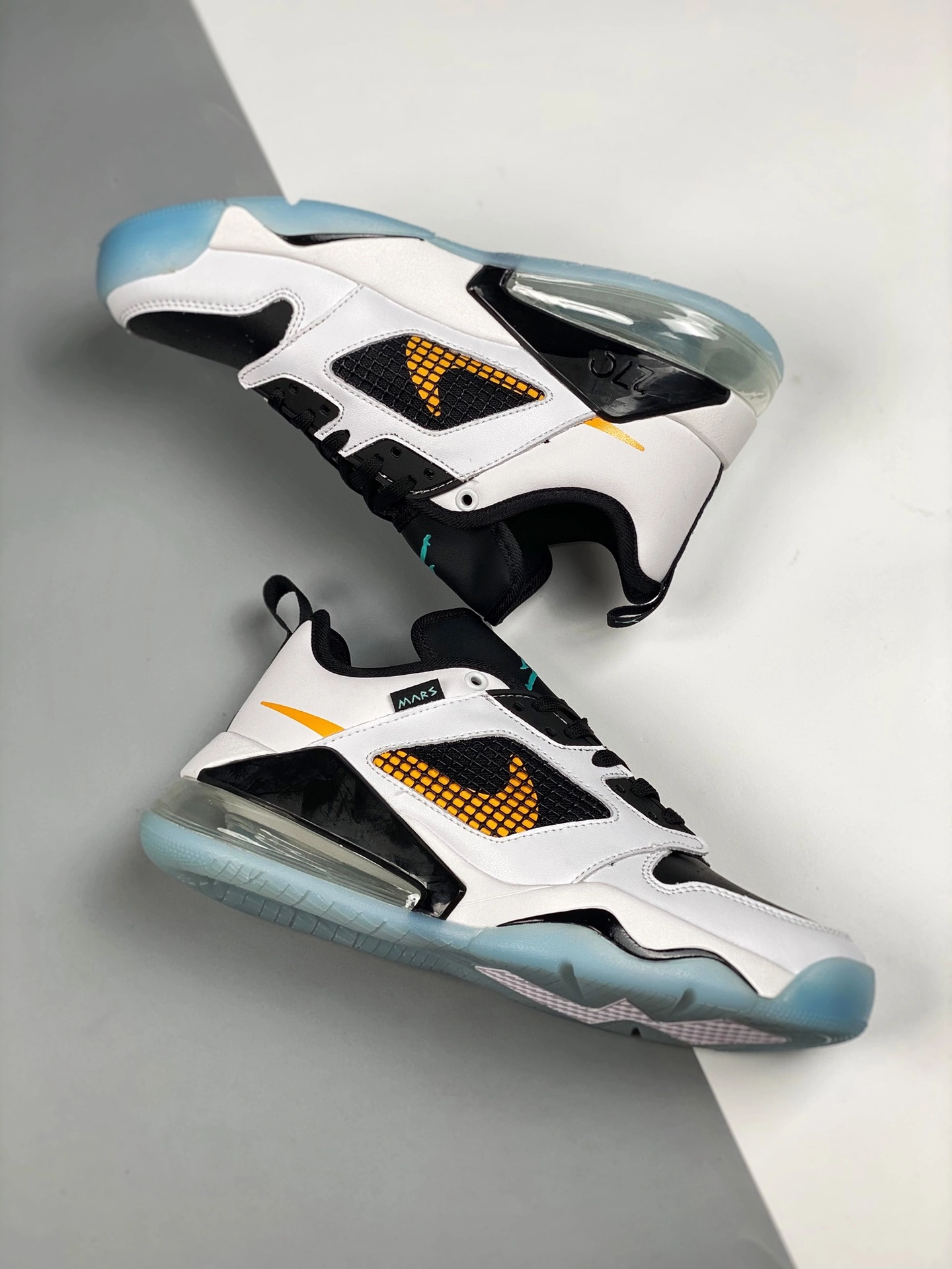 Jordan Mars 270 White/Aurora Green-Black For Sale 6 Jordan Mars 270 White/Aurora Green-Black For Sale - Image 5