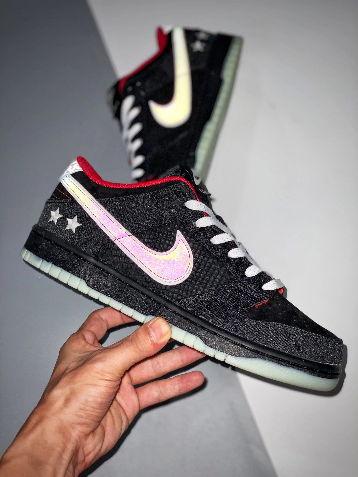 Nike SB Dunk LPL X Nike Dunk Low Black/White-Bright Crimson For Sale 4 Nike SB Dunk LPL X Nike Dunk Low Black/White-Bright Crimson For Sale - Image 2