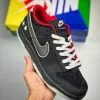 Nike SB Dunk LPL X Nike Dunk Low Black/White-Bright Crimson For Sale