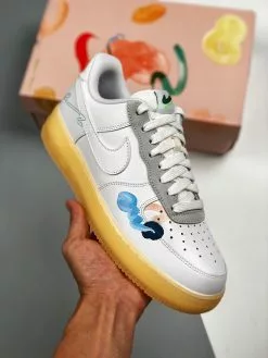 Mayumi Yamase X Nike Air Force 1 Flyleather White For Sale