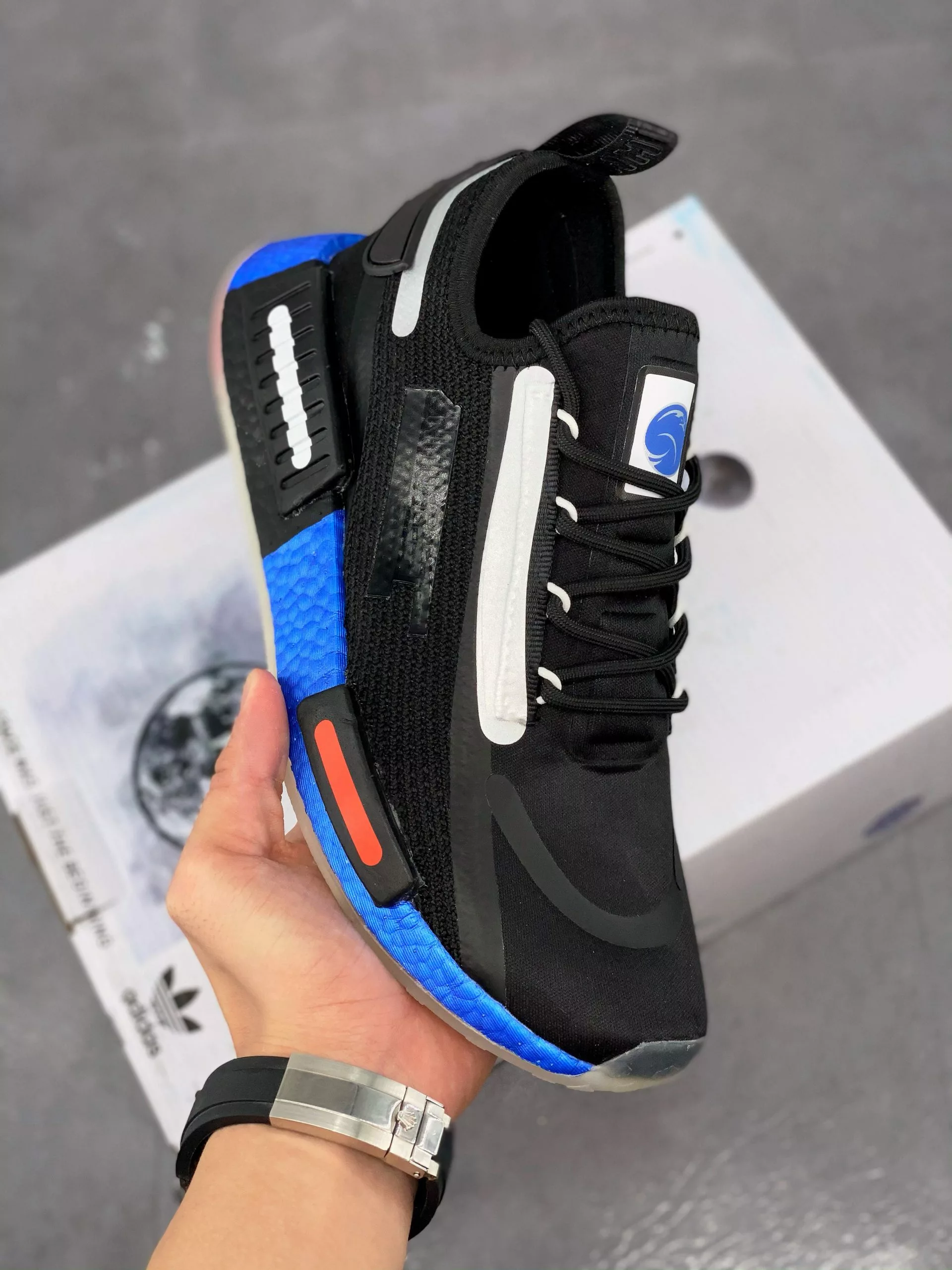 NASA X Adidas NMD R1 SPECTOO Black/Solar Red FX6818 For Sale 3 NASA X Adidas NMD R1 SPECTOO Black/Solar Red FX6818 For Sale