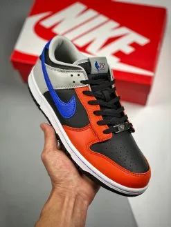 Nike SB Dunk NBA X Nike Dunk Low EMB “Knicks” Black/Racer Blue-Grey Fog-Orange For Sale