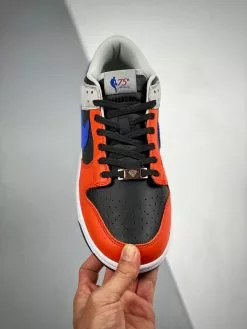 Nike SB Dunk NBA X Nike Dunk Low EMB “Knicks” Black/Racer Blue-Grey Fog-Orange For Sale -Cheap Jordan Shop NBA x Nike Dunk Low EMB Knicks Black Racer Blue Grey Fog Orange 5
